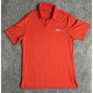 adidas Polo Golf Shirt The Evergreen Club Embroidered Men's Size M Short Sleeve